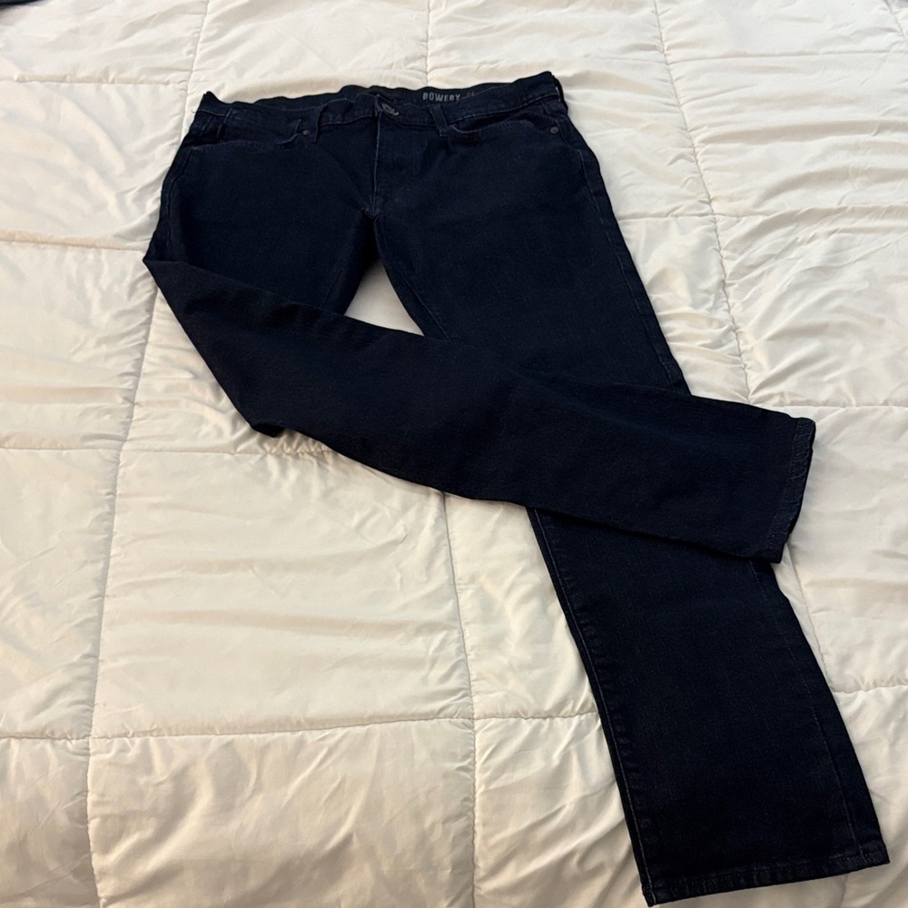John Varvatos Men’s Dark Blue Straight Leg Jeans